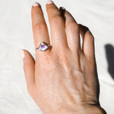 Purple Flower Ring - Size T