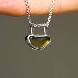 Green Sea Glass Necklace