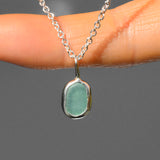 Green Sea Glass Necklace
