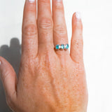 Blue Sea Glass - Size L