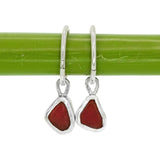 Red Sea Glass Hoops