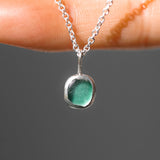 Green Sea Glass Necklace
