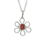 Sea Glass Flower Necklace