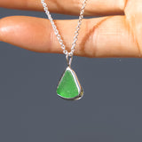 Green Sea Glass Necklace