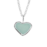 Sea Glass Heart Necklace