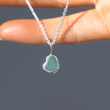 Green Sea Glass Necklace
