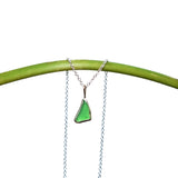 Green Sea Glass Necklace