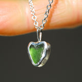 Sea Glass Heart Necklace