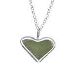 Sea Glass Heart Necklace