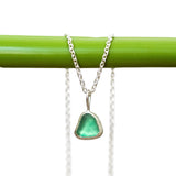 Green Sea Glass Necklace