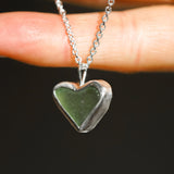 Sea Glass Heart Necklace