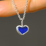 Sea Glass Heart Necklace