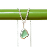 Green Sea Glass Necklace