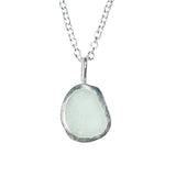 Light Blue Sea Glass Necklace