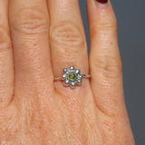 Green Sea Glass Sun - Size M