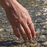 Molten Ring Band - Silver