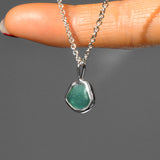 Green Sea Glass Necklace