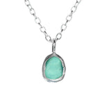 Green Sea Glass Necklace