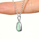 Green Sea Glass Necklace