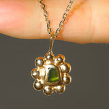 Sea Glass Sun Necklace - Gold Vermeil