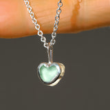 Sea Glass Heart Necklace