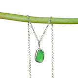 Green Sea Glass Necklace