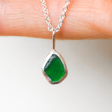 Green Sea Glass Necklace