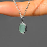 Green Sea Glass Necklace
