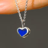 Sea Glass Heart Necklace