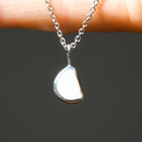 White Sea Glass Necklace