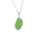 Green Sea Glass Necklace