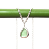 Green Sea Glass Necklace