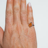 Amber Sea Glass - Size L