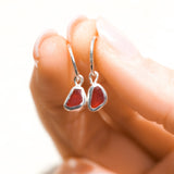 Red Sea Glass Hoops
