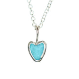 Sea Glass Heart Necklace