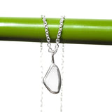 White Sea Glass Necklace