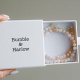 Aventurine Peach Beaded Necklace