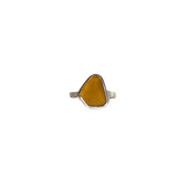 Amber Sea Glass - Size N 1/2