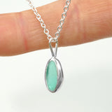 Green Sea Glass Necklace