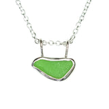 Green Sea Glass Necklace