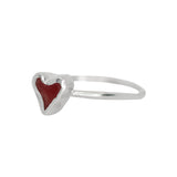 Red Sea Glass Heart - Size T