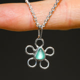 Sea Glass Flower Necklace