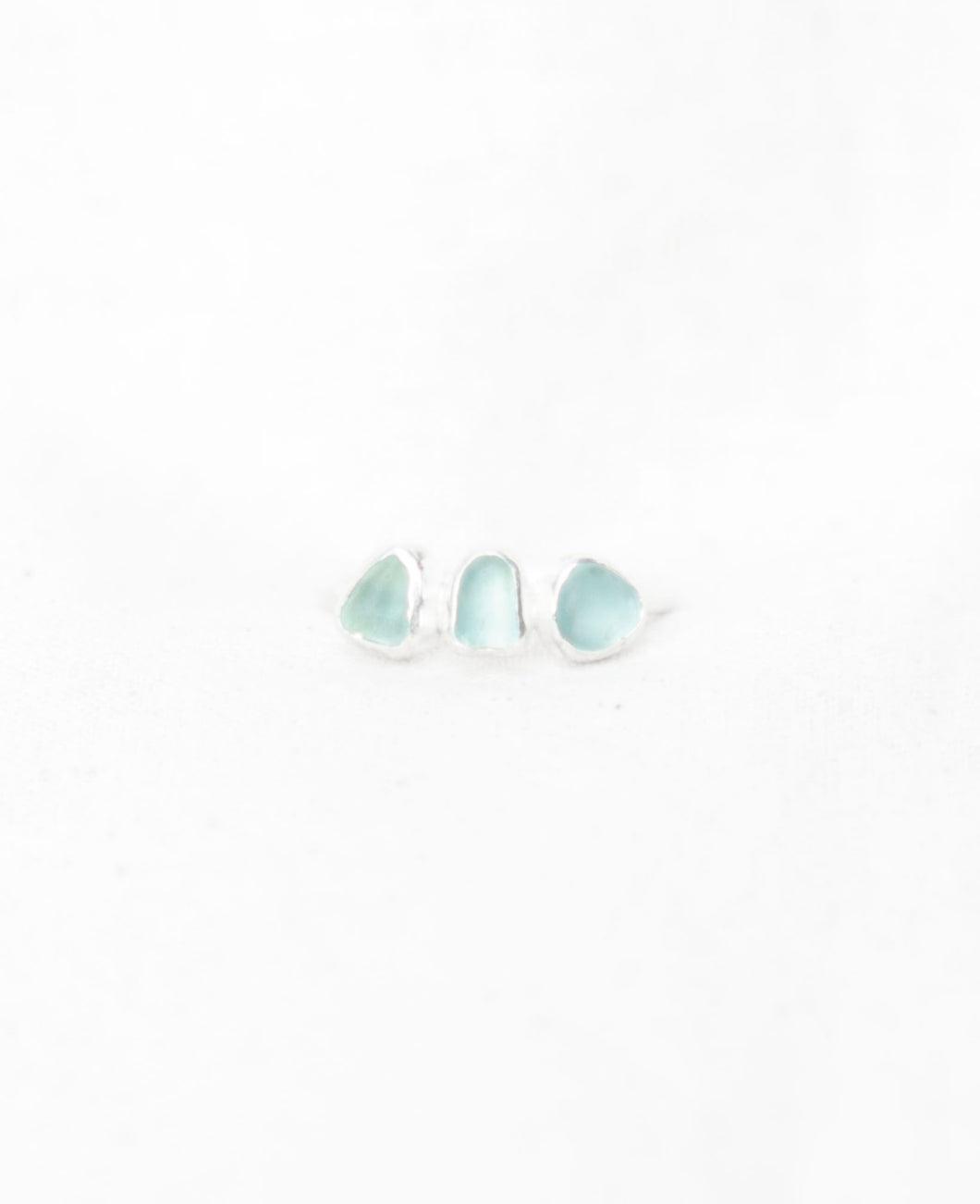 Light Blue Sea Glass - Size Q