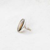 Cowrie Shell Ring - Size N
